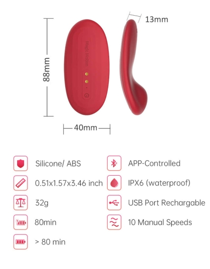 Вибратор в трусики Magic Motion Nyx