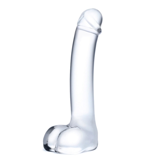 Фаллос из стекла Glas 7" Realistic Curved