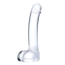 Фаллос из стекла Glas 7" Realistic Curved